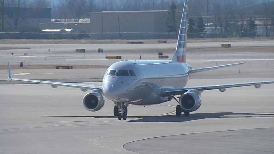 Airplane at Louisville airport