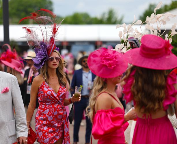 Fans on Kentucky Oaks Day 2025