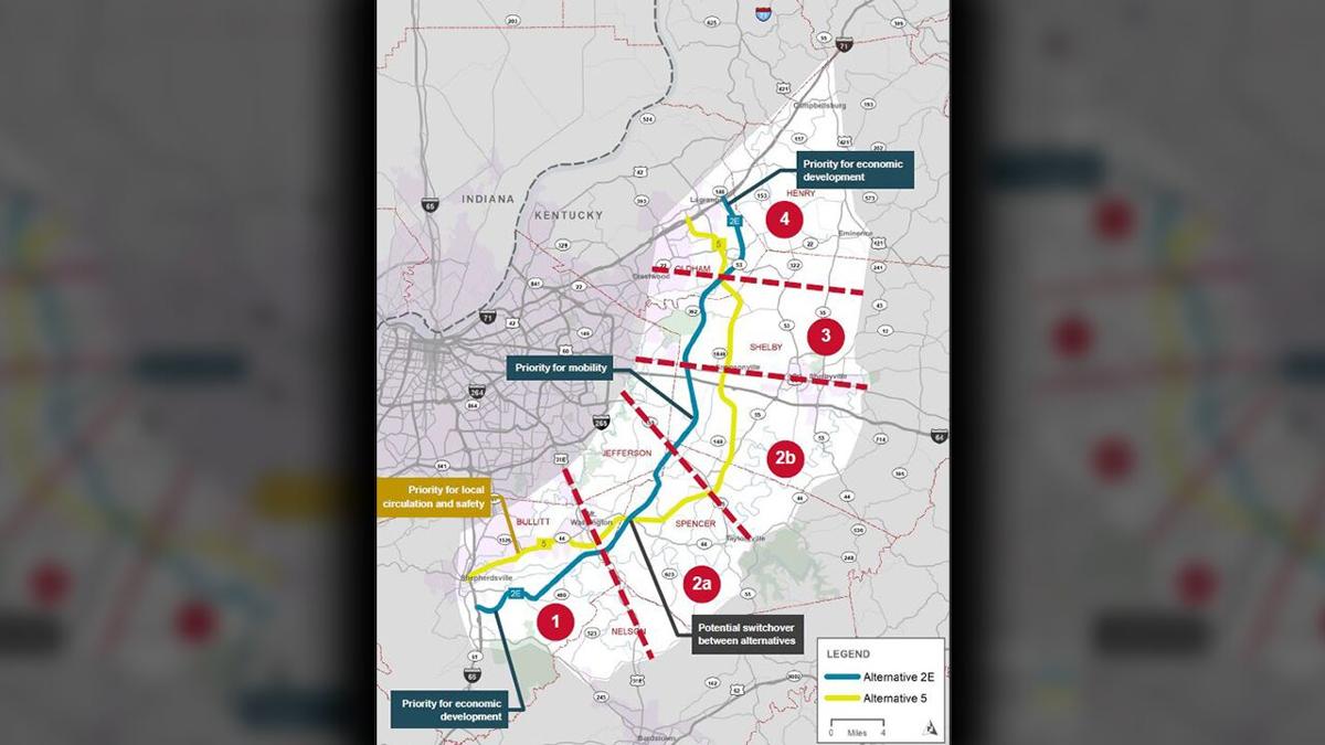 Kentucky study 2 routes for Louisville bypass Indepth