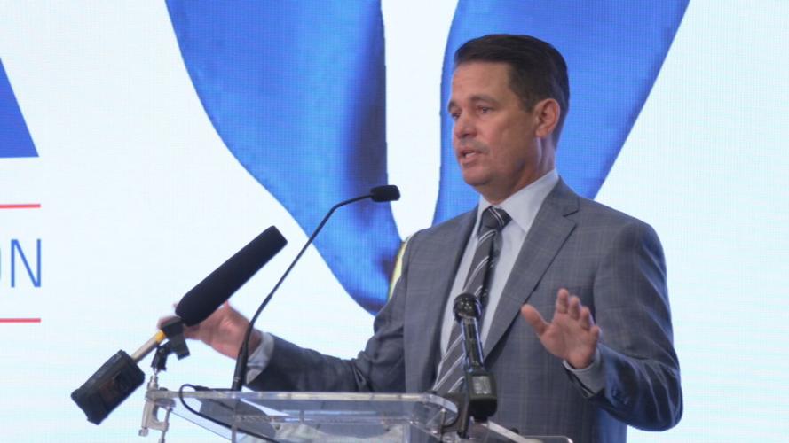 Pollio accepts award