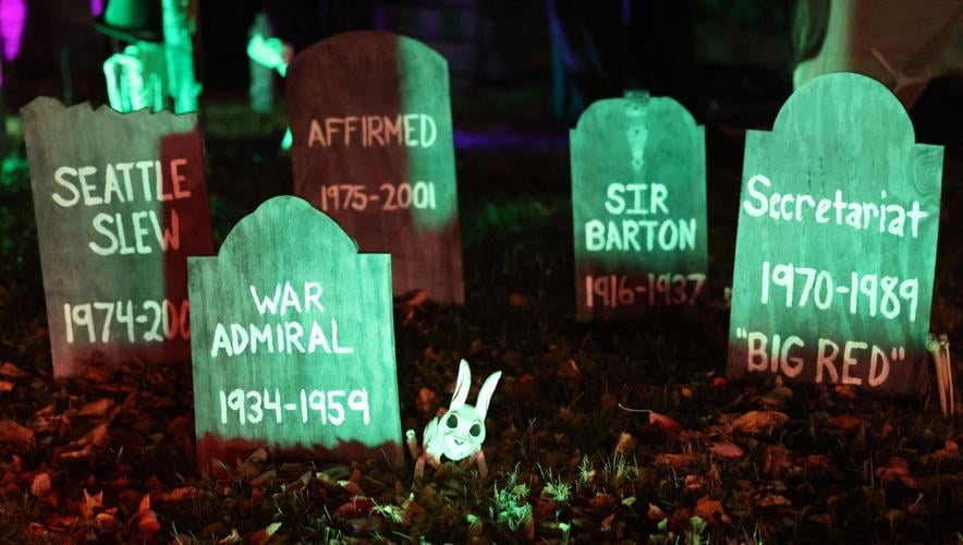 Graves of former Kentucky Derby horses.JPG