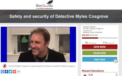 Myles Cosgrove GiveSendGo page