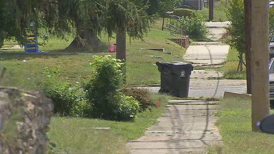 Sidewalk in the Shawnee neighborhood