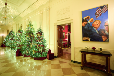 White House Christmas Trees 2025