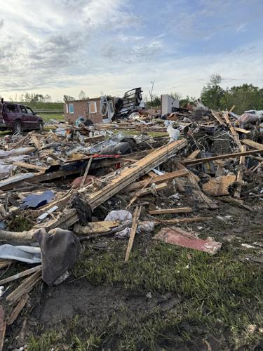 House flattened in London Kentucky
