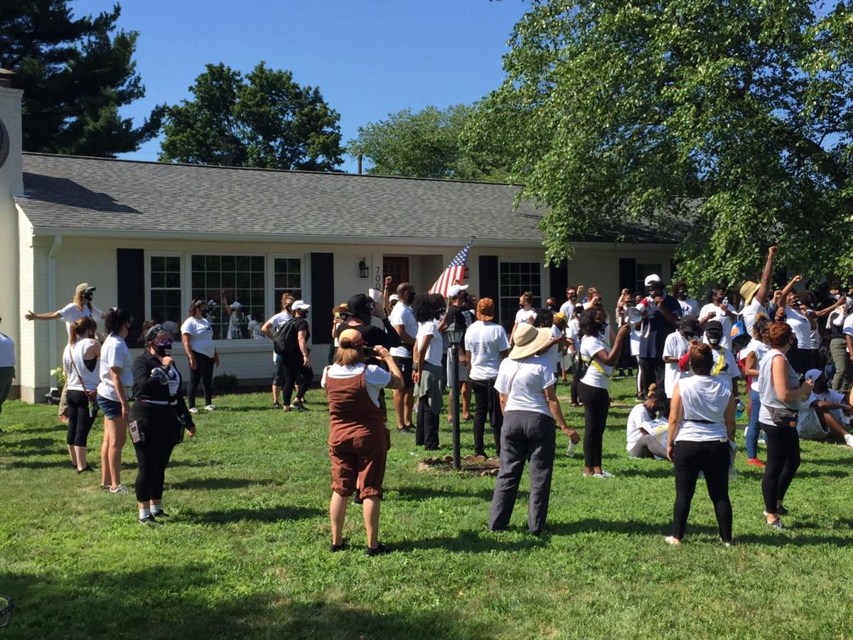 Protesters at AG Cameron's house.jpg