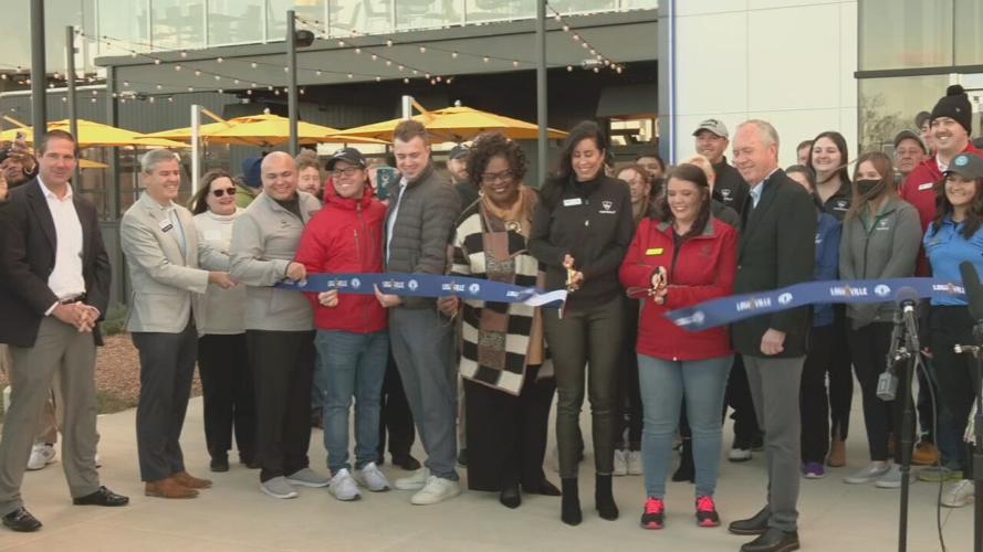 Topgolf Louisville ribbon-cutting at Oxmoor Center in St. Matthews