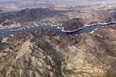 Aerial photo of Lake Mead - AP - 3.16.23