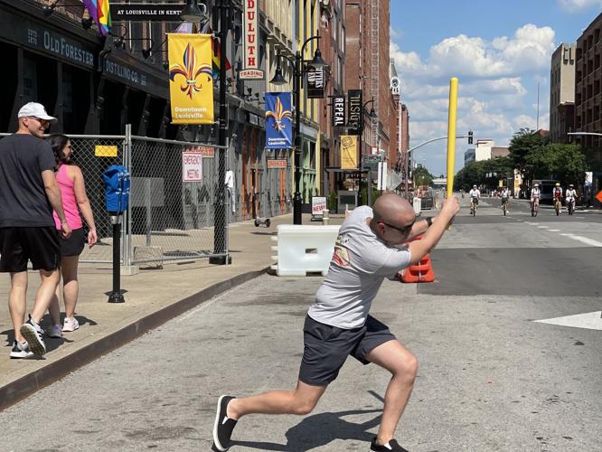 CycLOUvia in downtown Louisville on June 5, 2022.