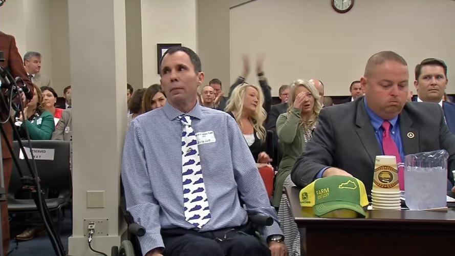 Eric Crawford testifies before Kentucky House Judiciary Committee in medical marijuana hearing