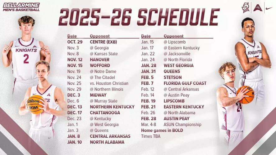 Bellarmine basketball schedule