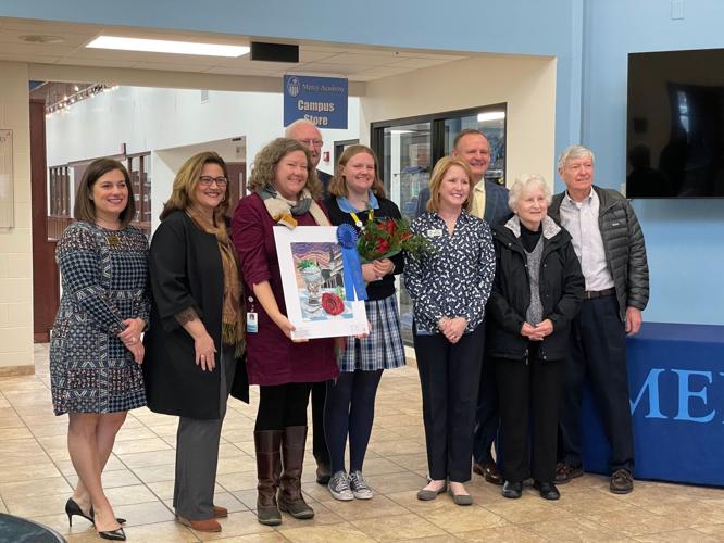 Derby Museum art winner surprised at school