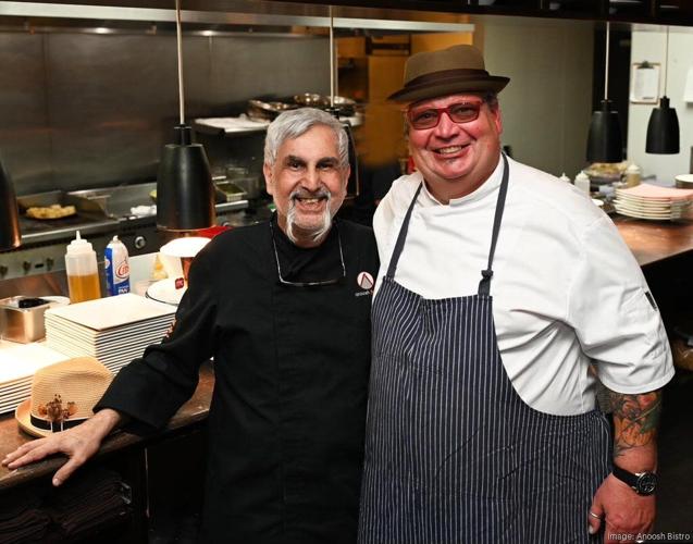 Chef Anoosh Shariat and Chef David Danielson