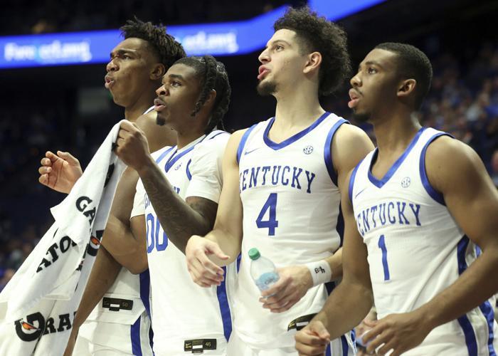 Amari Williams, Otega Oweh and Koby Brea