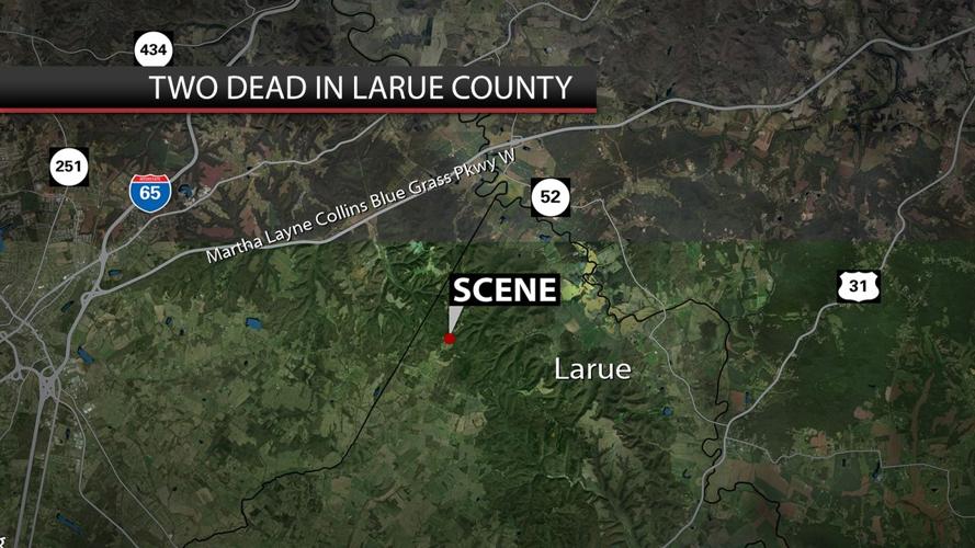 LaRue County deaths map 7-22-19