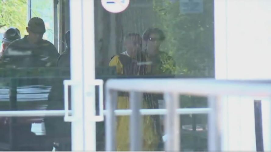 Richard Allen appears is led to a June 15, 2023 courtroom appearance in handcuffs
