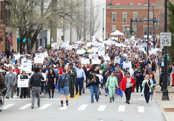 March on Frankfort begins.JPG