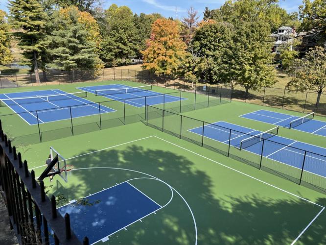 Sports courts at Tyler Park