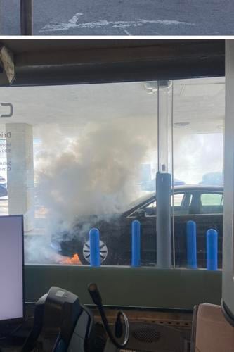 Chase Bank Car Fire