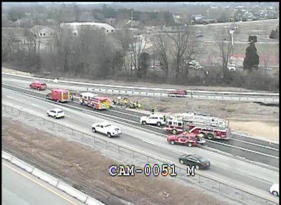 I-71 southbound fatal crash near Gene Snyder Freeway on Jan. 11, 2021