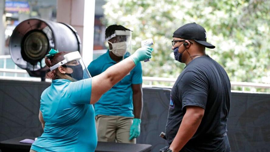 Universal Studios temperature screeners