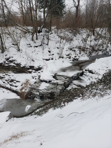 Snow in Henryville, Indiana