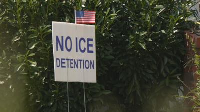 ICE detention march in Jeffersonville