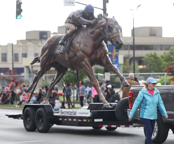 Secretariat at Pegasus Parade 2023.JPG