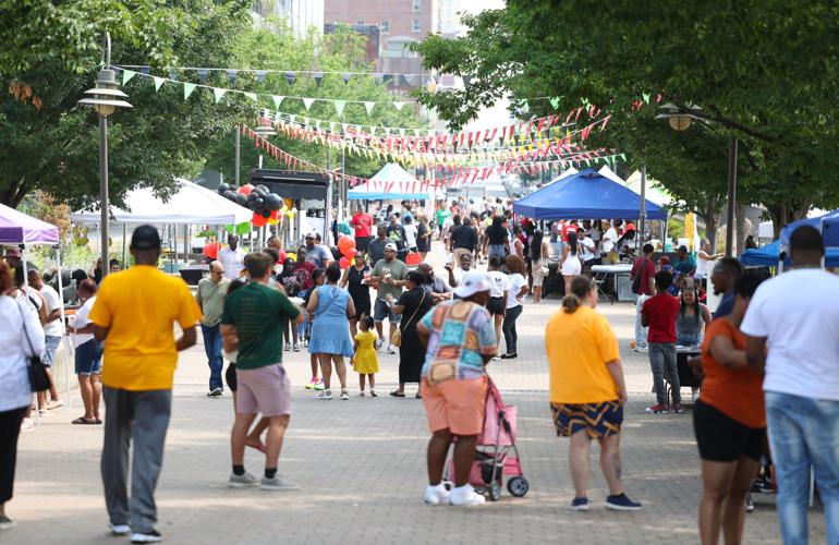 Crowd at Juneteenth Festival.JPG