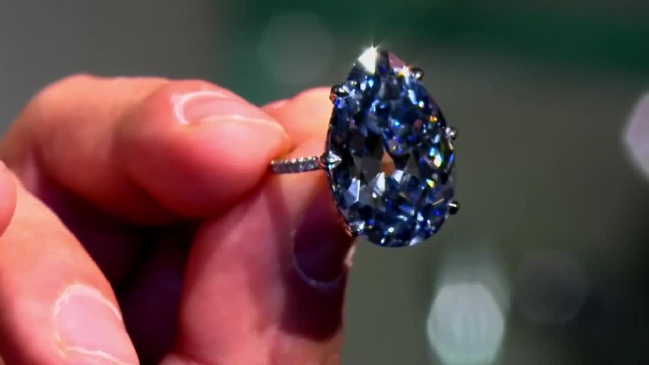 Rare blue diamond expected to fetch up to $50 million at auction