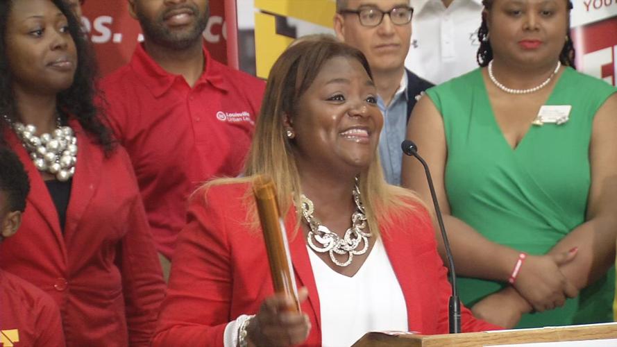 June 20, 2019 news conference by Louisville Urban League on new sports complex