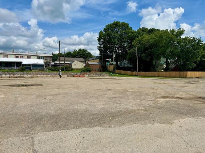 Site of proposed riverfront apartments in Madison 7-15-25