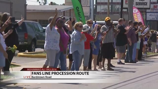 Muhammad Ali motorcade - June 2016