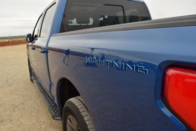 F-150 Lightning EV at Ford BlueOval SK Battery Park 12-5-22.JPG