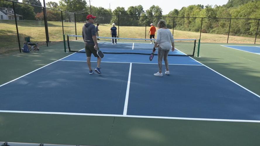 Riverview Park new pickleball courts 9-9-24