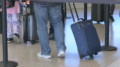Travelers at Louisville Muhammad Ali International Airport