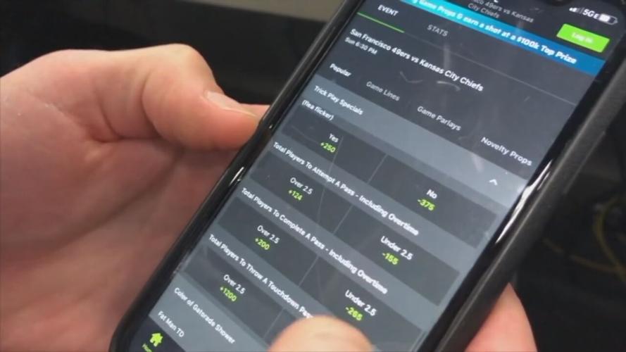 Sports betting on smartphone (generic)