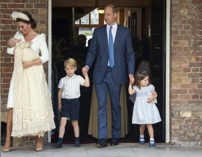 William, Kate's third child Prince Louis christened