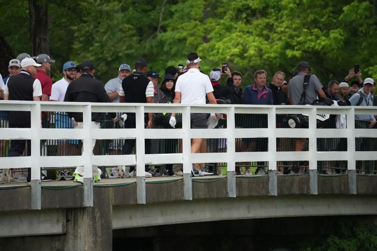 Tiger Woods and Beau Hossler