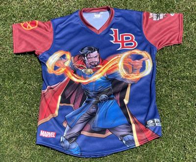 AAA Baseball Team, the Louisville Bats, are wearing Doctor Strange jerseys  in their game tonight : r/marvelstudios
