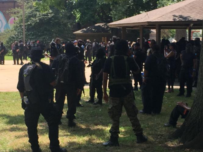 NFAC members gather in Baxter Park