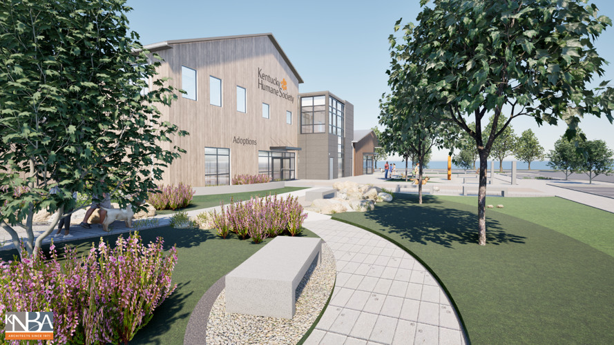 Rendering of New Kentucky Humane Society Campus