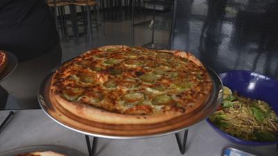 Craft House pickle pizza
