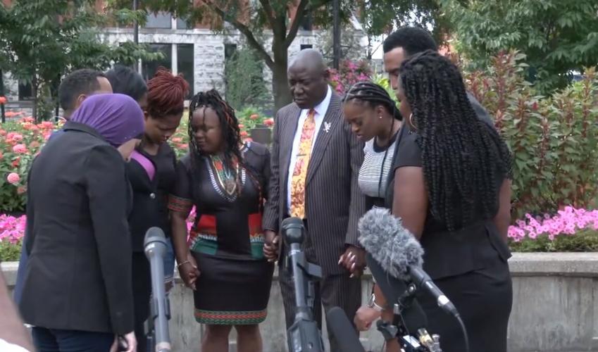 Ben Crump and Tamika Palmer