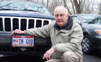 Bennie Hart - IM GOD vanity plate lawsuit