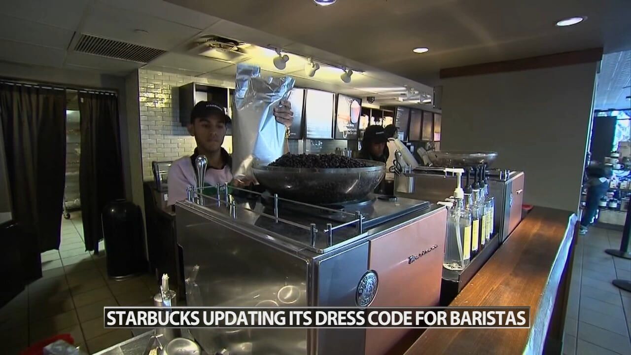 Starbucks changing its uniform policy for baristas Starbucks changing its uniform policy for baristas