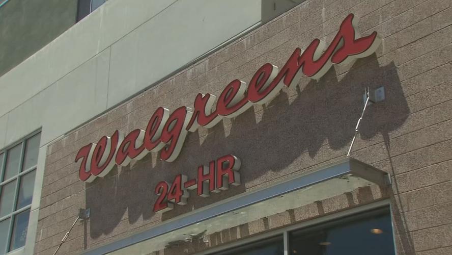 Walgreens 24 hour sign closeup