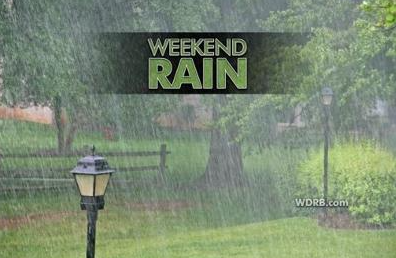 Sunday Light Showers Around Our Area