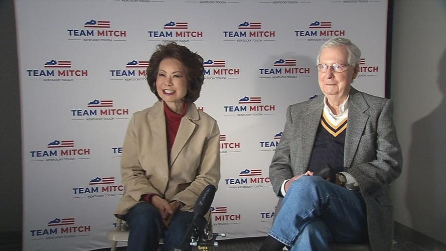 Mitch McConnell and Elaine Chao