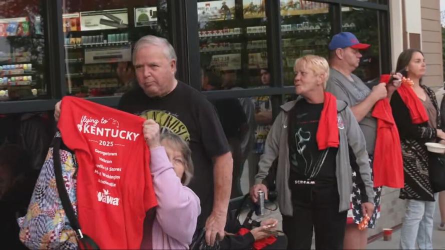 Wawa Grand Opening Line